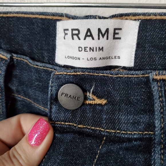 FRAME Le High Skinny Side Step Jeans 28 - Picture 5 of 10